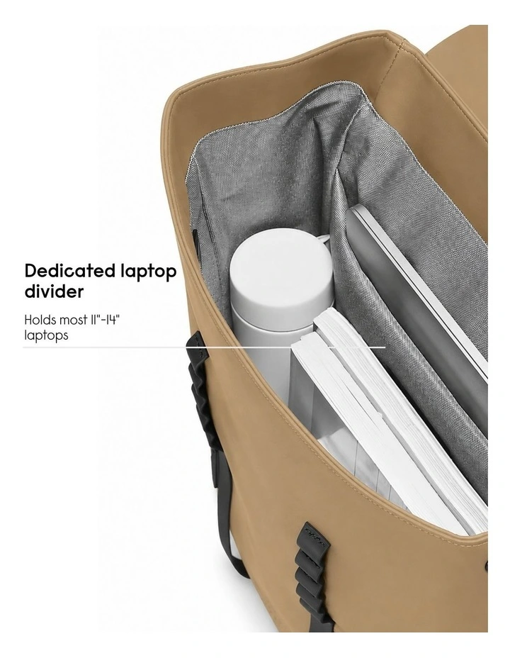 Gaston Luga Splash 2.0 (14L) Waterproof 14 Laptop Backpack - Latte image 4