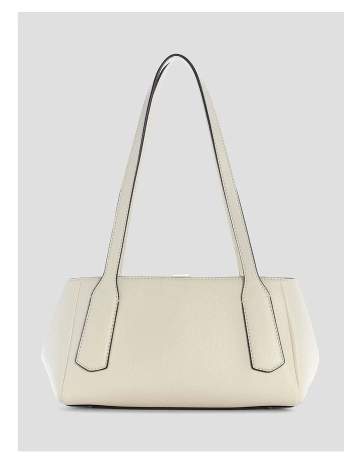 Brooke Shoulder Satchel Bag in White image 5