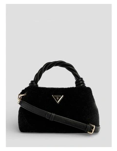 Shaida Top Handle Crossbody Bag in Black