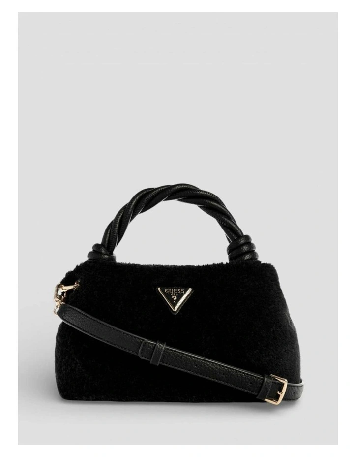 Shaida Top Handle Crossbody Bag in Black image 1