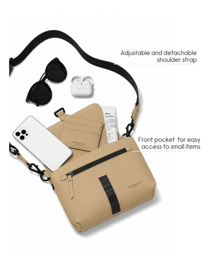 Gaston Luga Splash Crossbody (1.9L) Travel Bag - Latte image 4