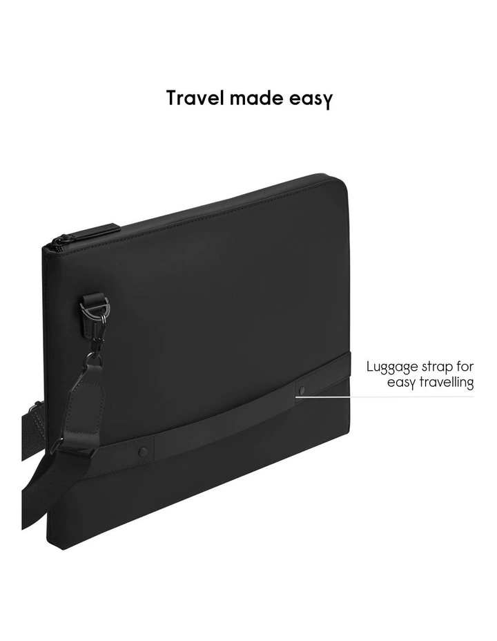 Gaston Luga Splash Shoulder Bag for 13/14 Laptop  - Black image 4