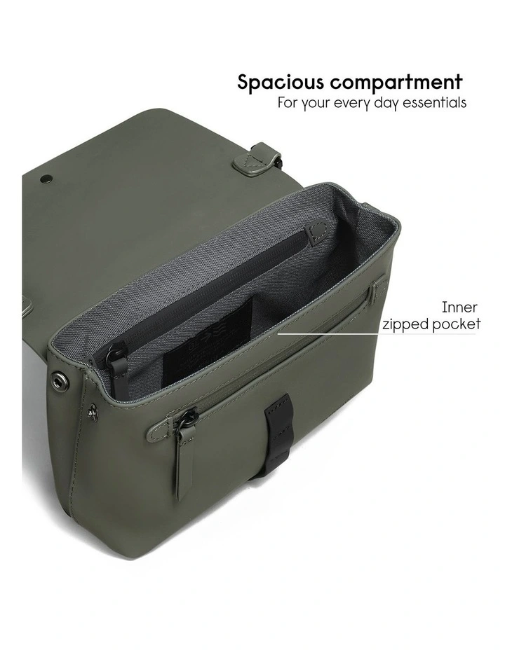 Splash Crossbody (1.9L) Travel Bag in Olive image 5