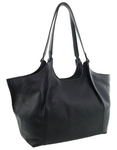 Pierre Cardin Genuine Italian Leather Shoulder Bag in Black