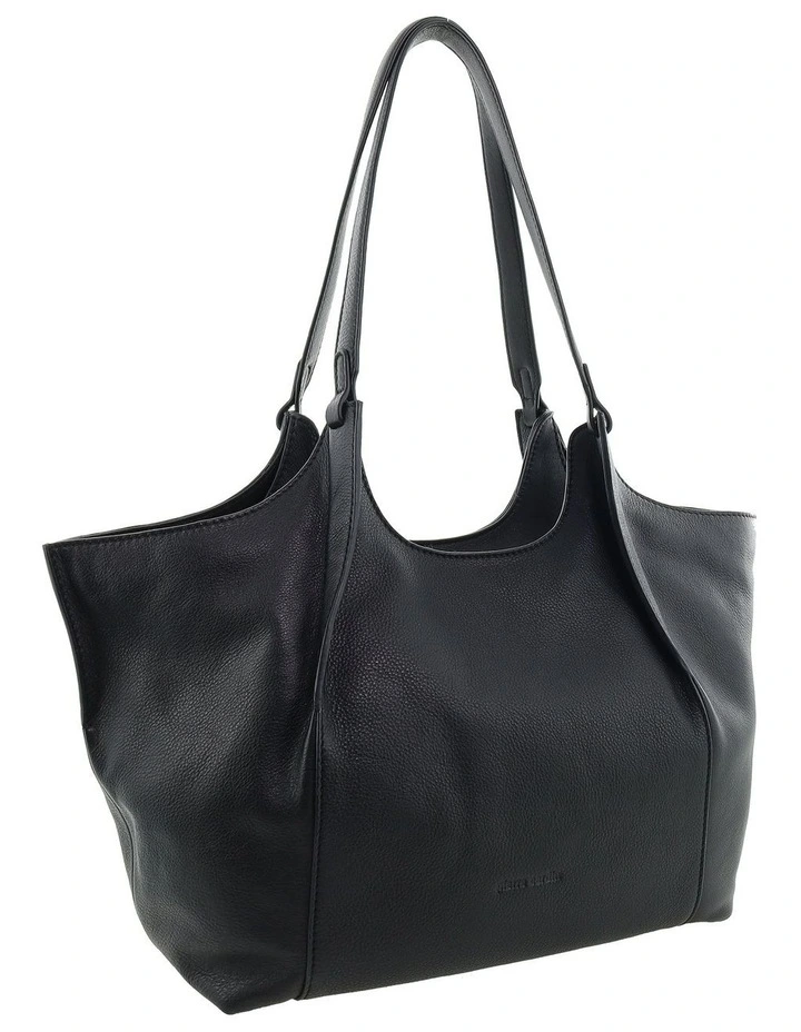 Pierre Cardin Genuine Italian Leather Shoulder Bag in Black image 1