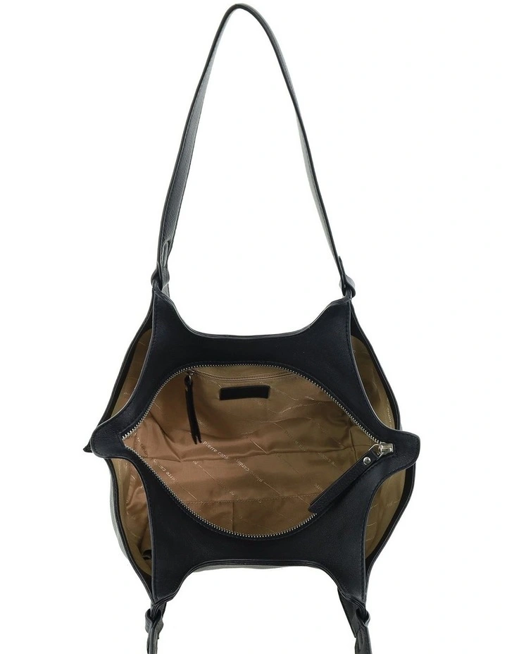 Pierre Cardin Genuine Italian Leather Shoulder Bag in Black image 3