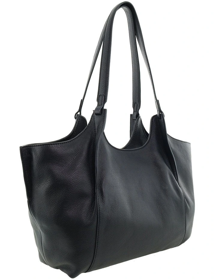 Pierre Cardin Genuine Italian Leather Shoulder Bag in Black image 4