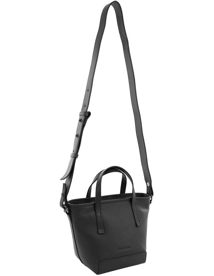 Pierre Cardin Genuine Leather Tote Crossbody Bag in Black image 1