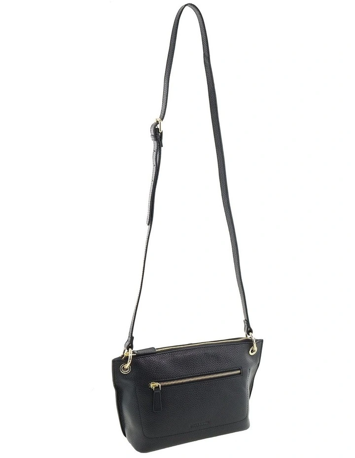 Pierre Cardin Genuine Leather Crossbody Bag in Black image 1