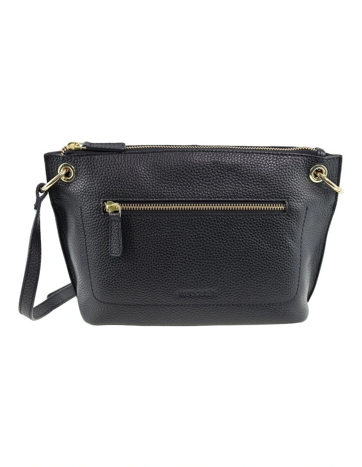 Pierre Cardin Genuine Leather Crossbody Bag in Black image 4