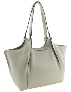 Pierre Cardin Genuine Italian Leather Shoulder Bag in Bone