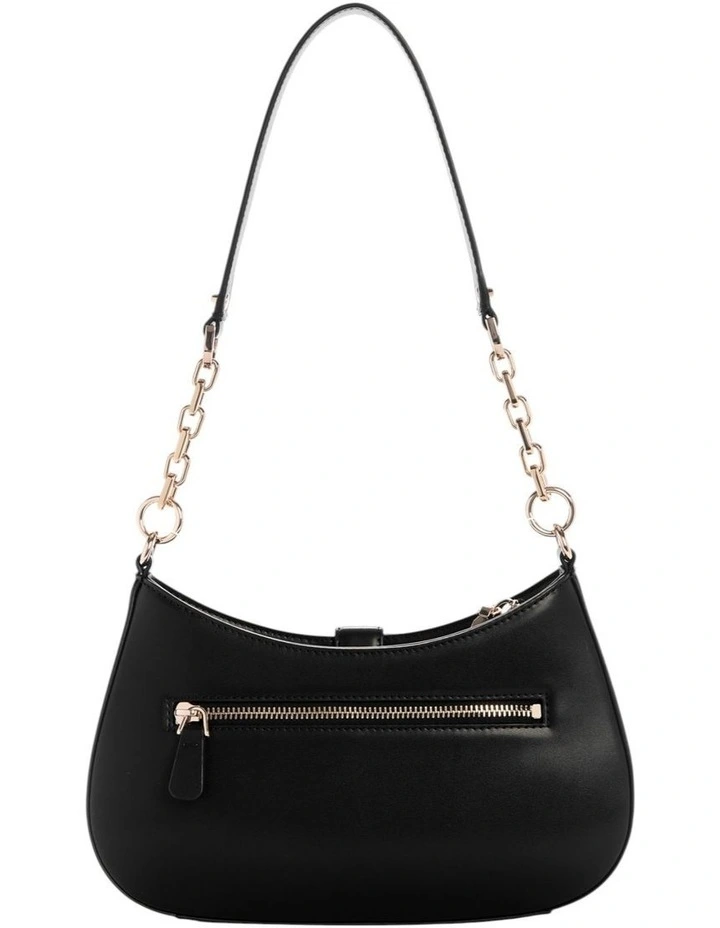 Carrie Top Zip Shoulder Bag in Black image 4