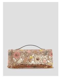 Tasmin Top Handle Clutch Bag in Floral Multi