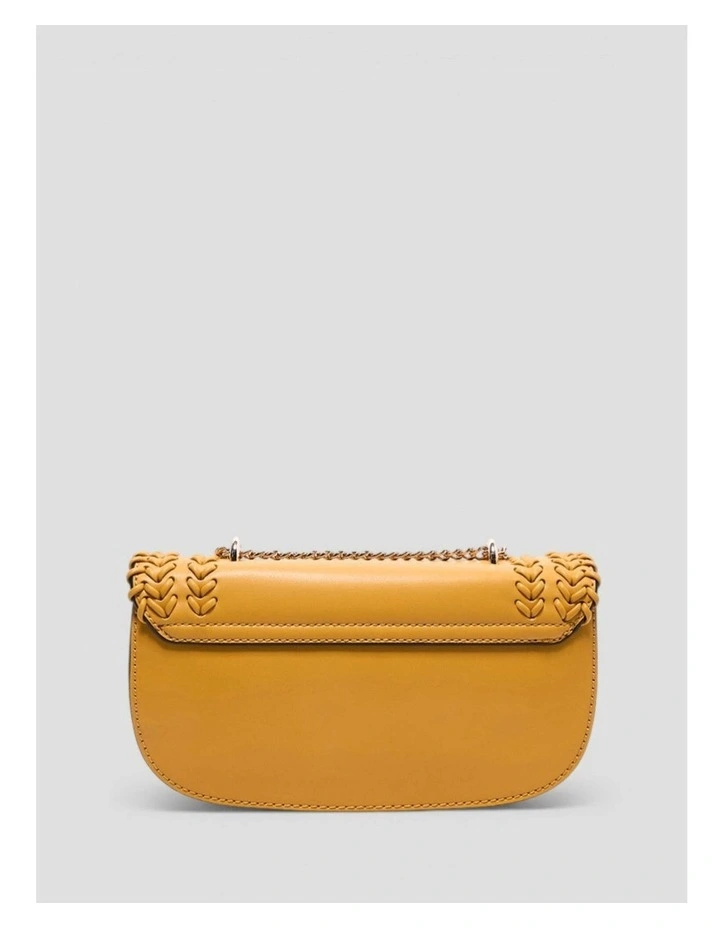 Tatum Convertible Crossbody Flap Bag in Yellow image 5