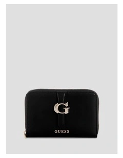 Carrie Medium Zip Around Wallet in Black