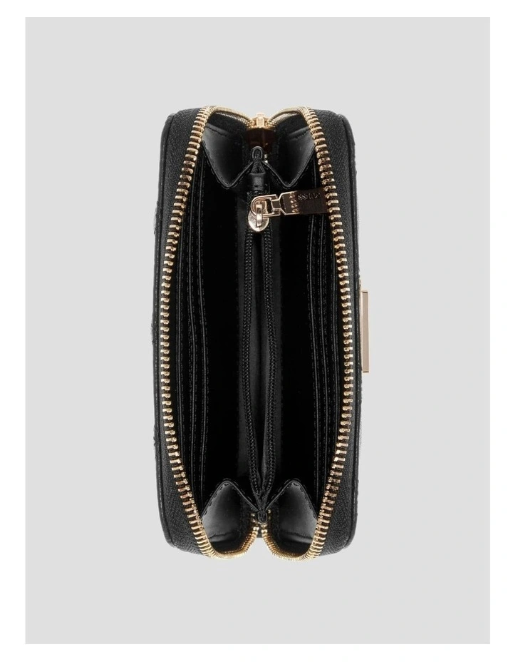 Carrie Medium Zip Around Wallet in Black image 3