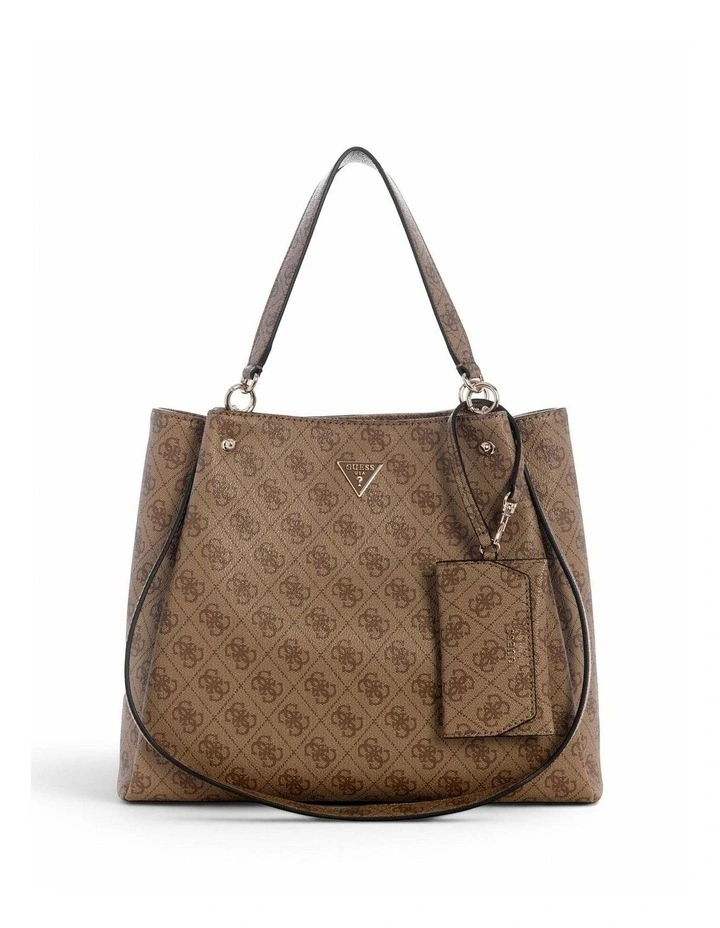 Lorella Girlfriend Tote Bag in Latte Logo image 1