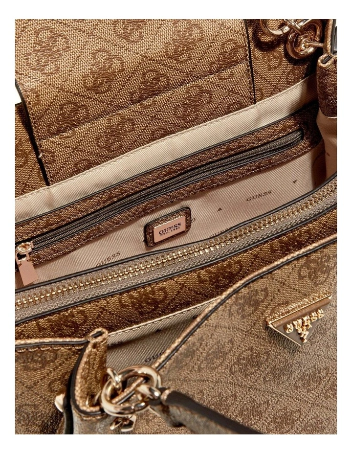 Lorella Girlfriend Tote Bag in Latte Logo image 3
