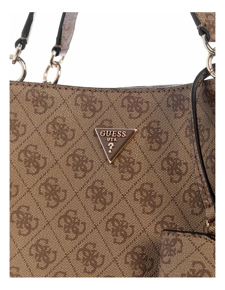Lorella Girlfriend Tote Bag in Latte Logo image 4