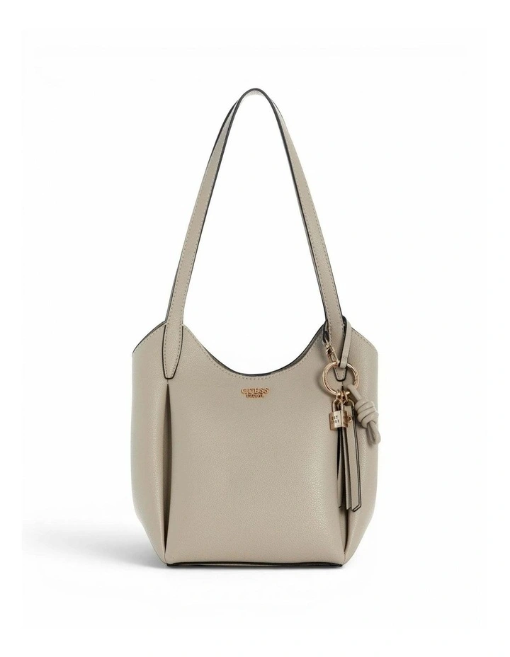 Melody Bucket Bag in Light Taupe image 1