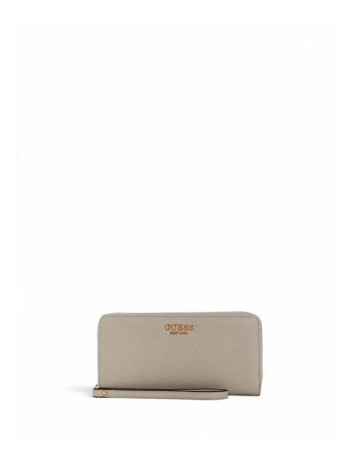 Amorette Large Zip Around Wallet in Brown image 1