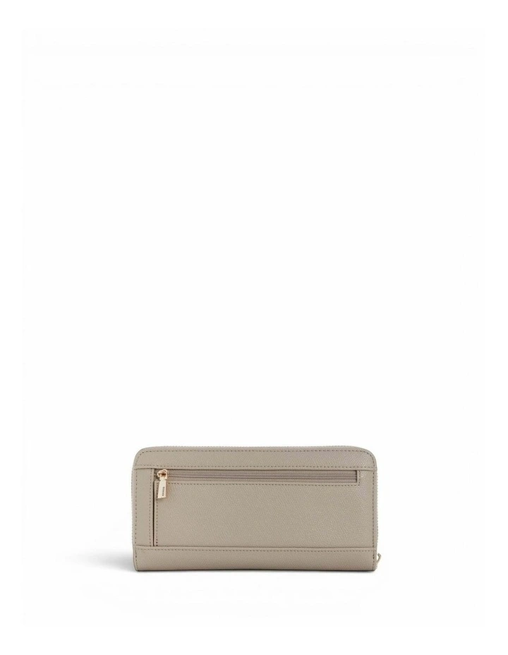 Amorette Large Zip Around Wallet in Brown image 3