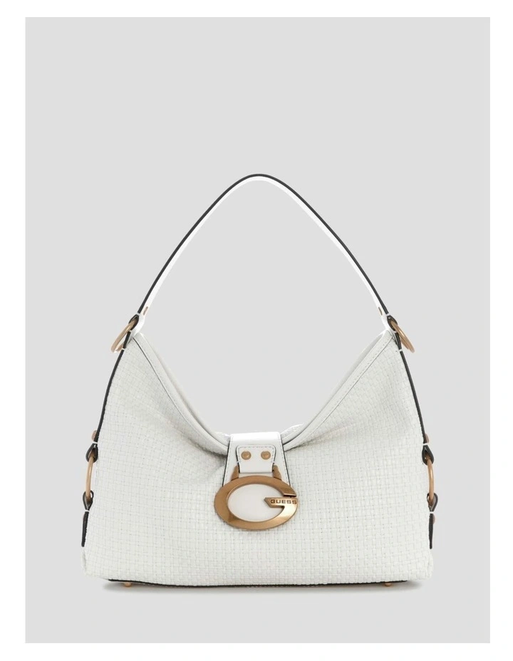 Camden Shoulder Bag in White image 1