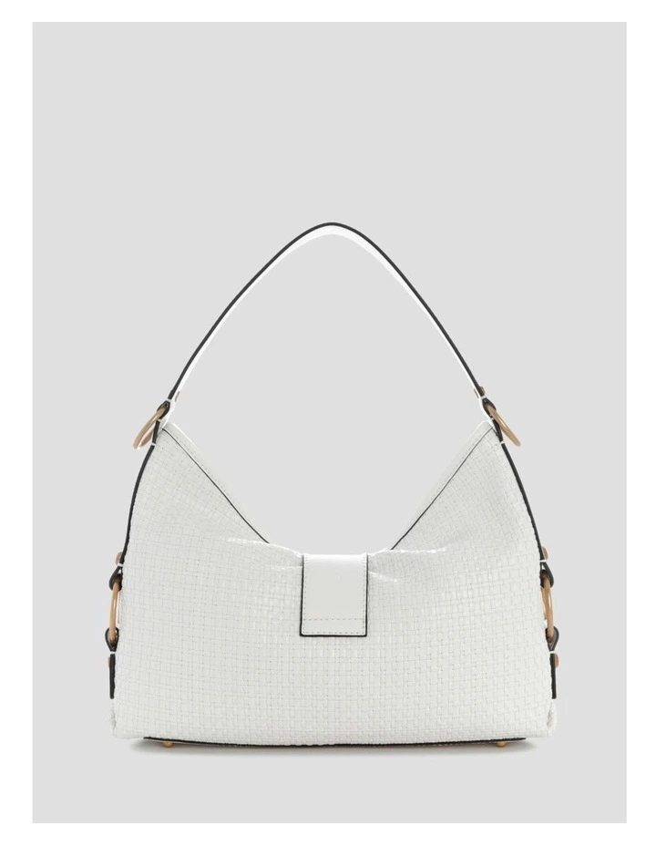 Camden Shoulder Bag in White image 4