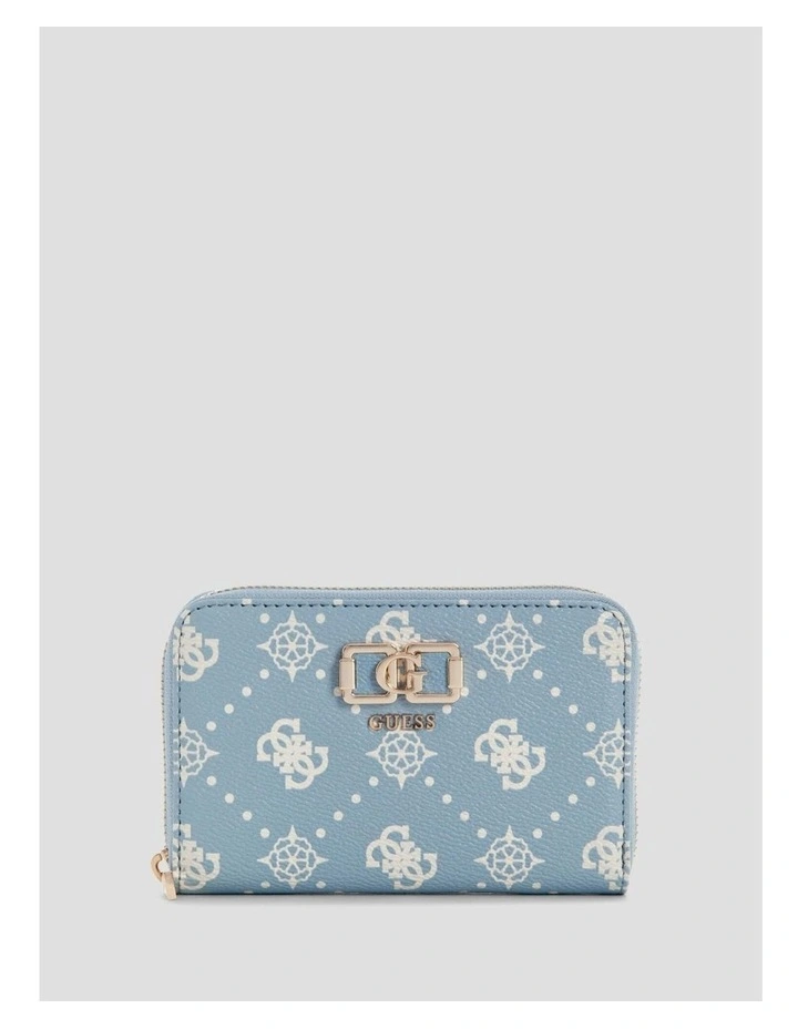 Emelie Medium Zip Around Wallet in Light Blue Logo image 1
