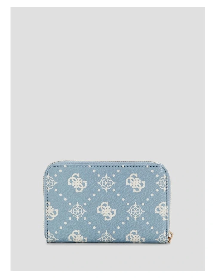 Emelie Medium Zip Around Wallet in Light Blue Logo image 2