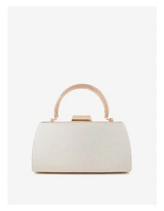 Nuvia Duo Top Handle Clutch Bag - Gold