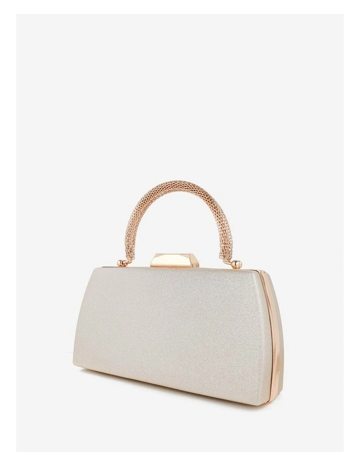 Nuvia Duo Top Handle Clutch Bag - Gold image 2