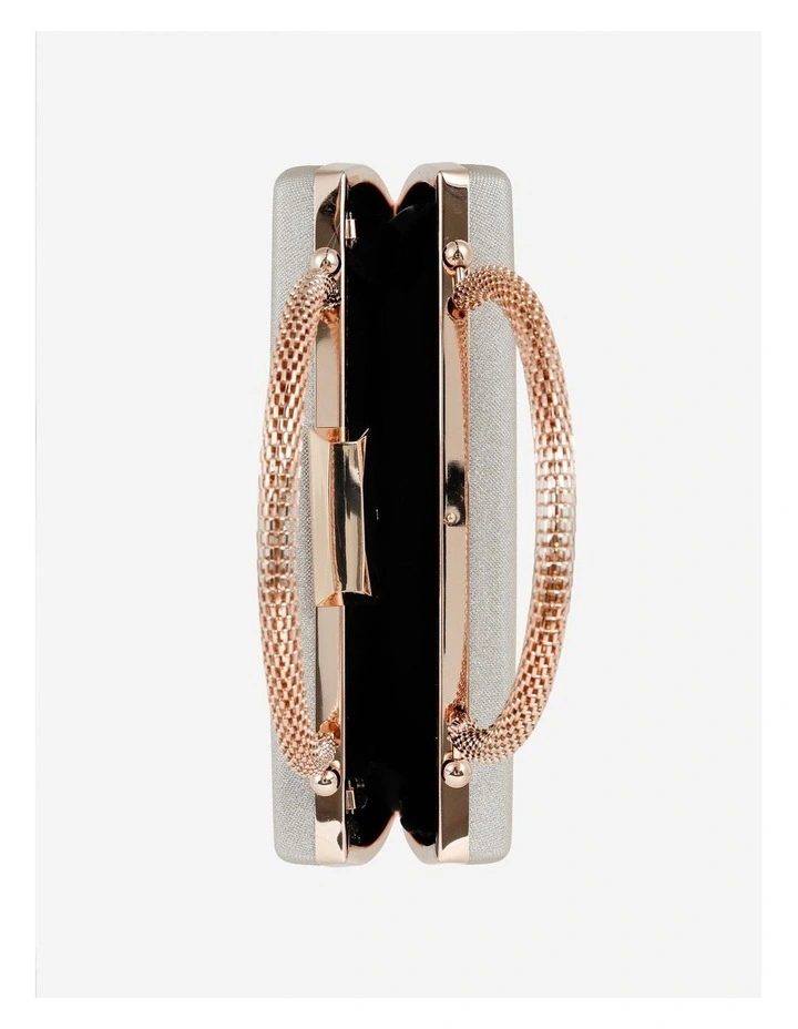 Nuvia Duo Top Handle Clutch Bag - Gold image 4