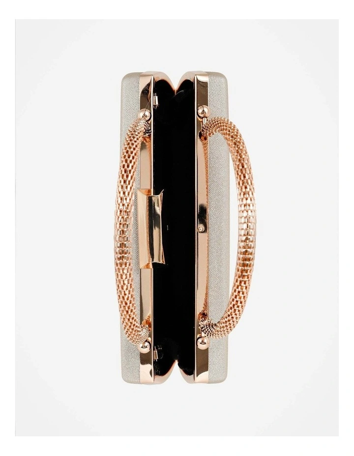 Nuvia Duo Top Handle Clutch Bag - Gold image 5