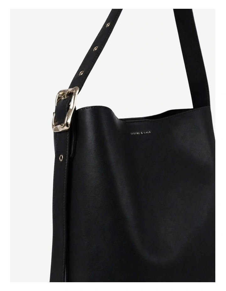 Gwen Bucket Bag - Black image 4