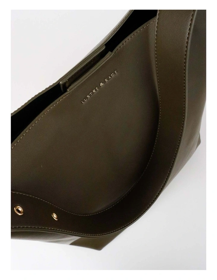Gwen Bucket Bag - Olive image 6