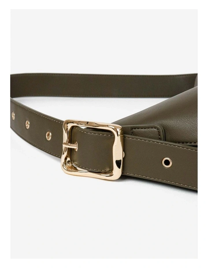 Gwen Bucket Bag - Olive image 7