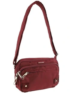 Pierre Cardin Anti-Theft Crossbody Bag in Wine