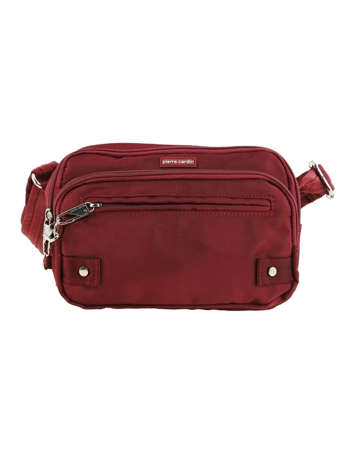 Pierre Cardin Anti-Theft Crossbody Bag in Wine image 4
