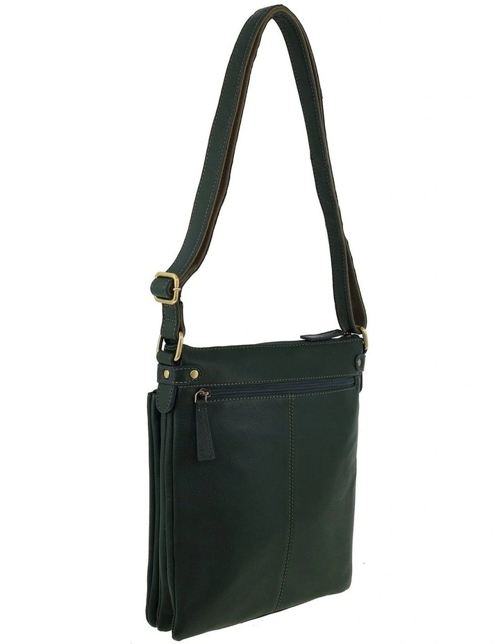 Milleni Genuine Leather Bag in Olive Green image 3
