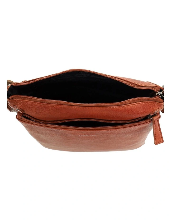 Milleni Genuine Leather Bag in Cognac image 2