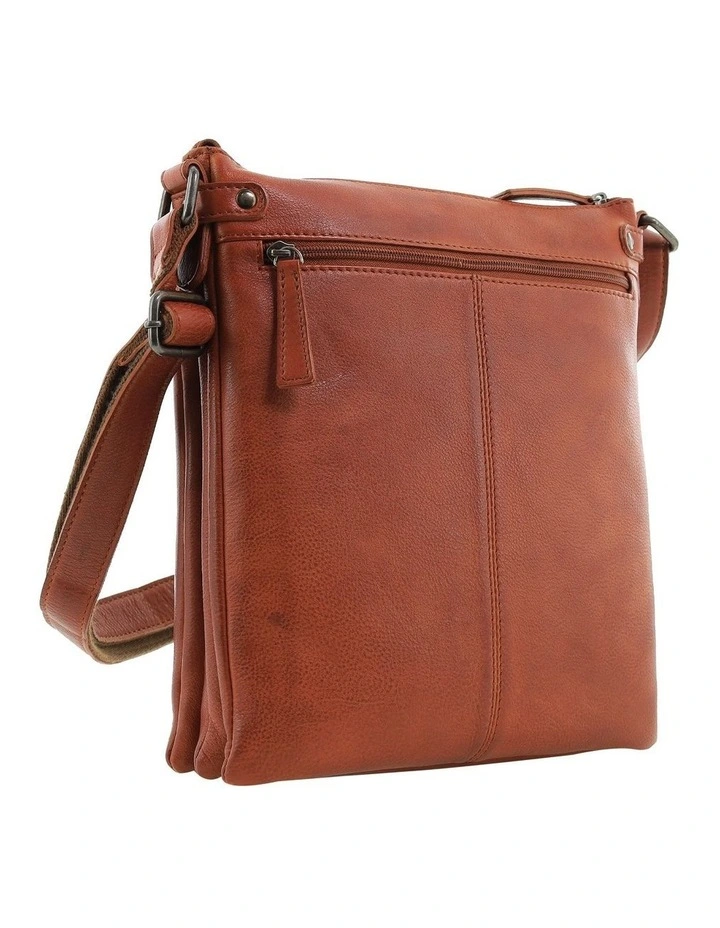 Milleni Genuine Leather Bag in Cognac image 4
