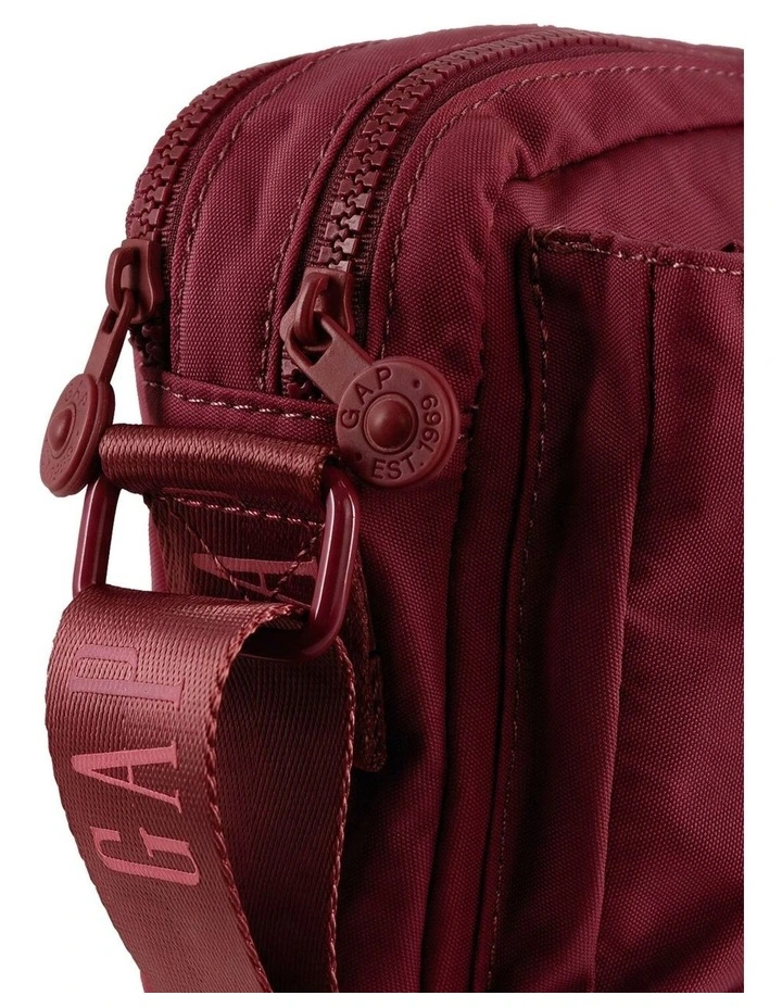 GAP Nylon Crossbody Bag in Wine image 5