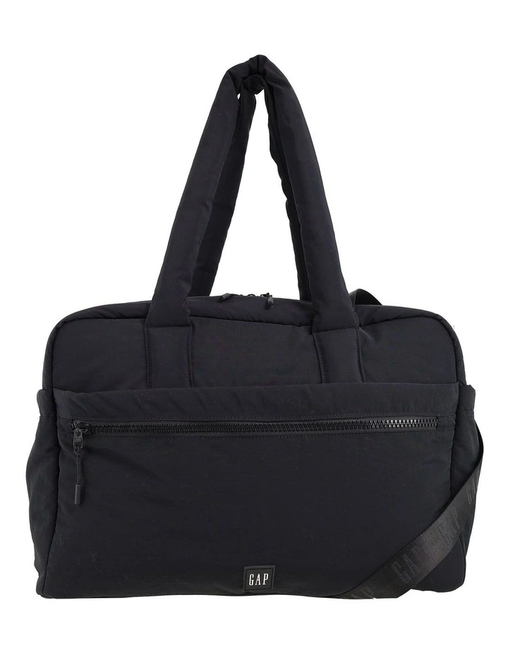 GAP Nylon Modern Overnighter Tote Bag in Black image 3