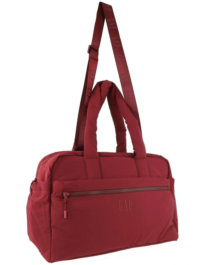GAP Nylon Modern Overnighter Tote Bag in Wine image 2