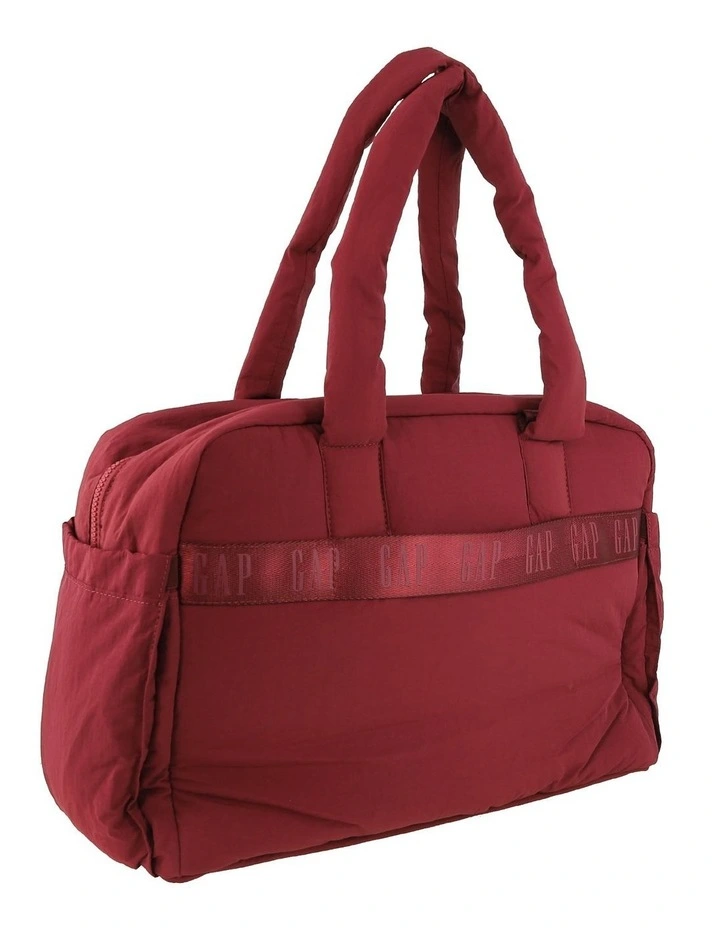 GAP Nylon Modern Overnighter Tote Bag in Wine image 3