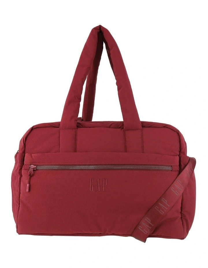 GAP Nylon Modern Overnighter Tote Bag in Wine image 4