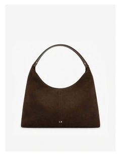 Remy Suede Shoulder Bag - Brown