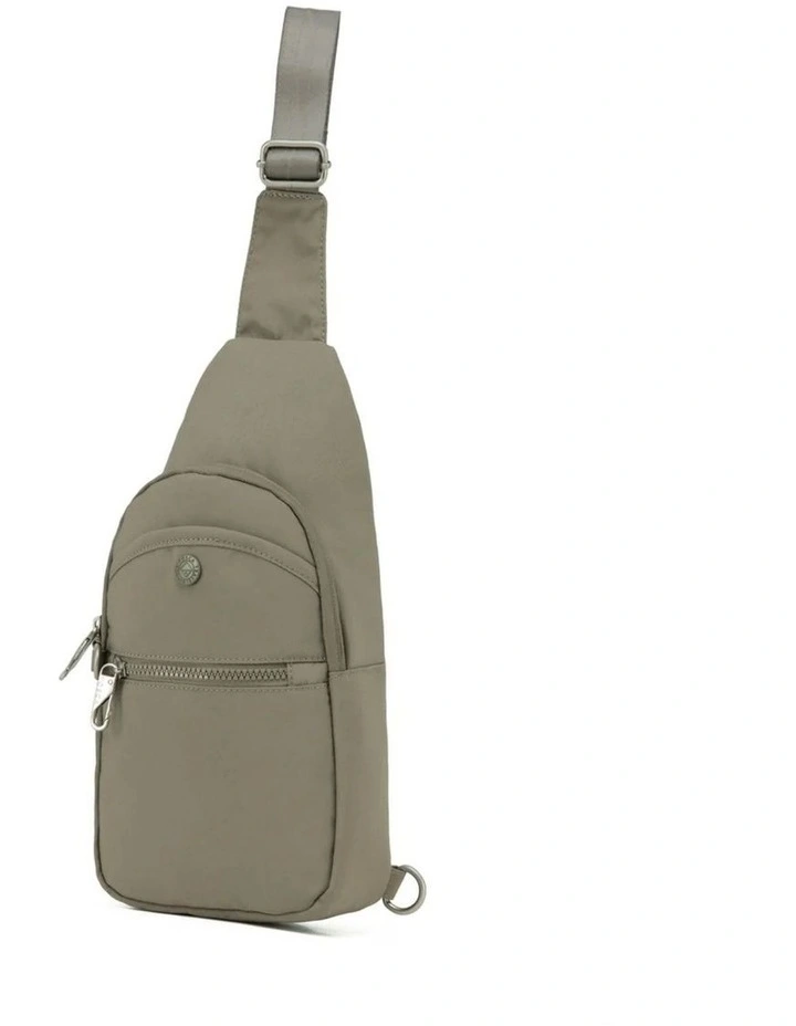 Anti Theft Small Slinger Bag - Taupe image 1