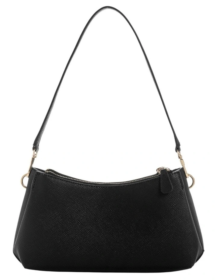 Black Noelle 3 Compartment Shoulder Crossbody Bag image 5